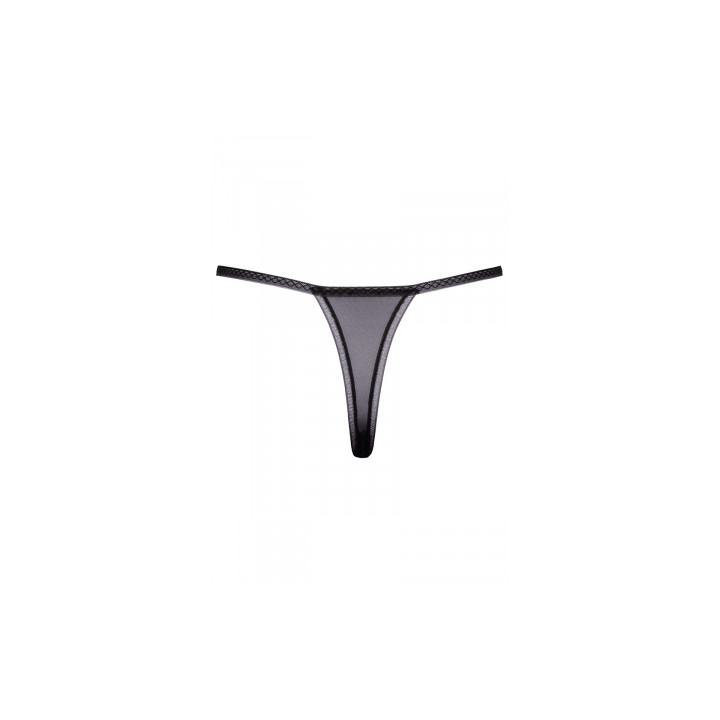 String ouvert Fleur brodée - Cottelli LINGERIE