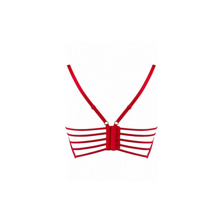 Soutien-gorge dentelle rouge V-9691 - Axami