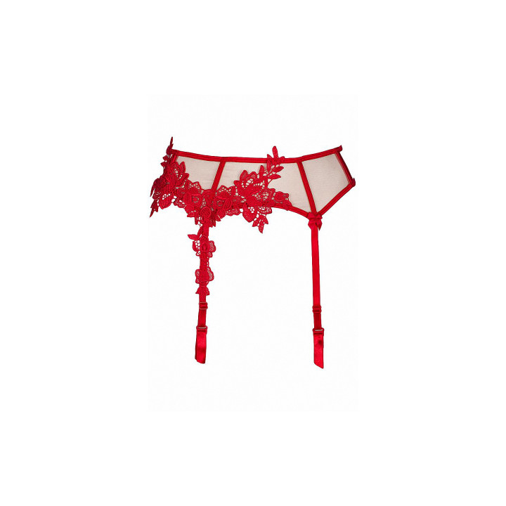 Porte-jarretelles rouge V-8862 - Axami