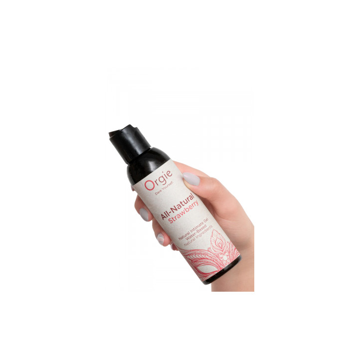 Gel intime naturel All Natural fraise 150ml