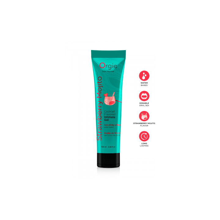 Gel intime Lube Tube Cocktail Fraise Mojito 100ml