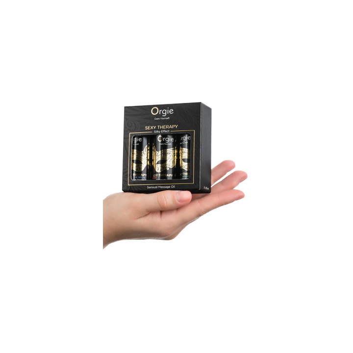 Coffret 3 huiles de massage sensuel Sexy Therapy Collection