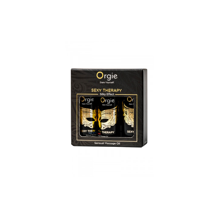 Coffret 3 huiles de massage sensuel Sexy Therapy Collection