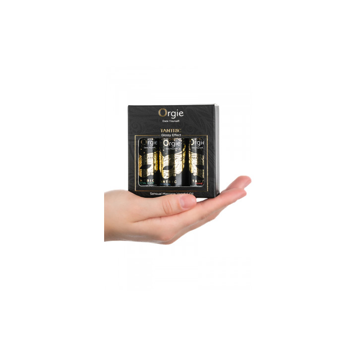 Coffret 3 huiles de massage Sensuel Tantric Collection