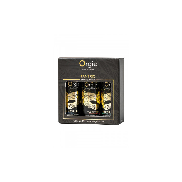 Coffret 3 huiles de massage Sensuel Tantric Collection