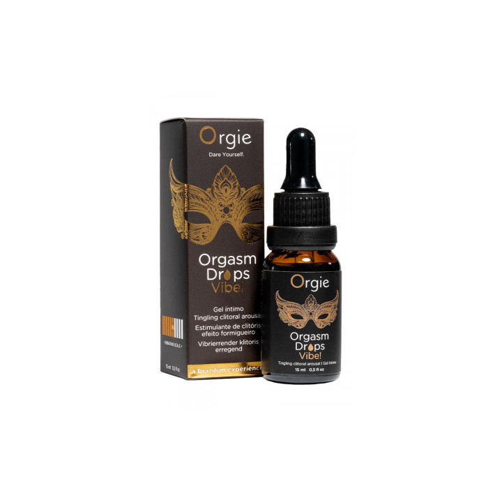 Gel d'excitation du Clitoris Orgasm Drops Vibe 15ml