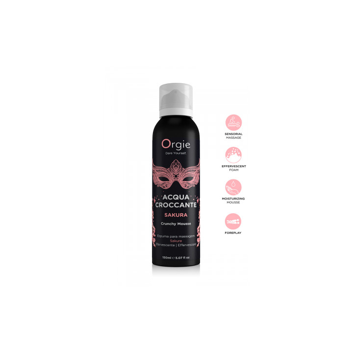 Mousse de massage effervescente Sakura 150ml