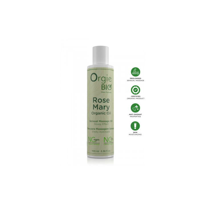 Huile de massage Bio au Romarin - Orgie