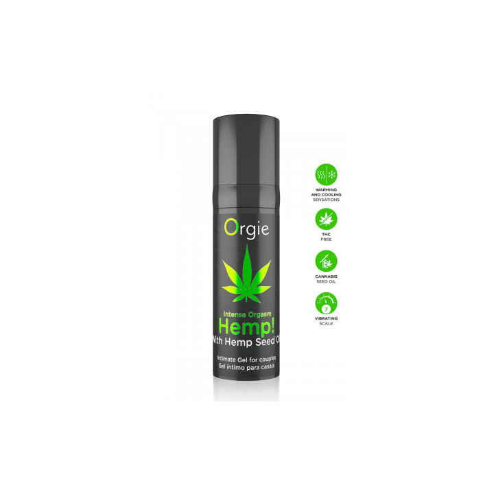 Gel intime d'excitation Hemp Intense Orgasm 15ml