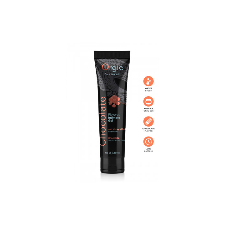 Lubrifiant eau Lube Tube chocolat 100ml
