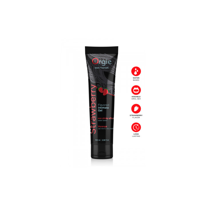 Lubrifiant eau Lube Tube fraise 100ml