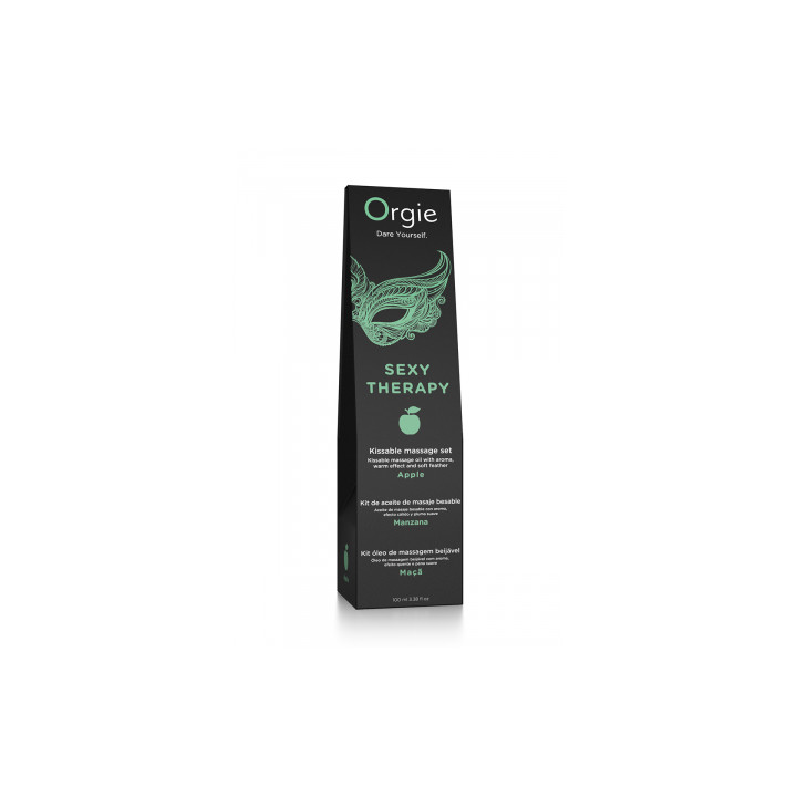 Huile de massage embrassable Sexy Therapy Pomme