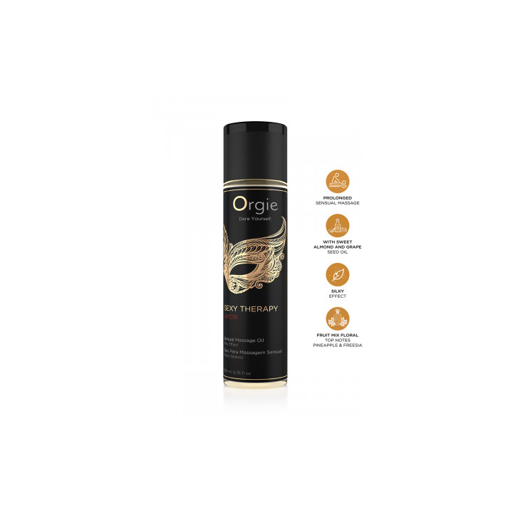 Huile De Massage Sensuelle Sexy Therapy Amor 200ml