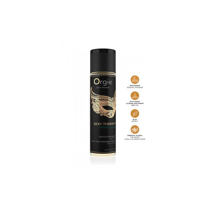 Huile De Massage Sensuelle Sexy Therapy Aphrodisiac 200ml