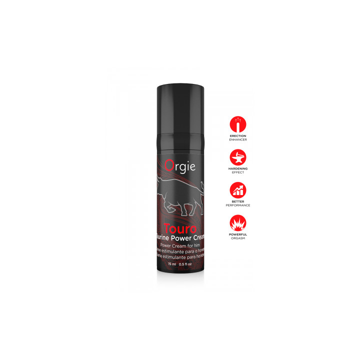 Crème pour améliorer l'érection Touro Power 15ml