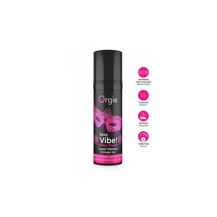 Gel d'excitation Sexy Vibe Intense Orgasm Liquid Vibrator