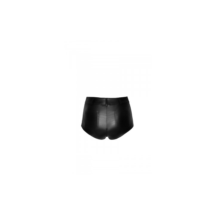 Short échancré F318 wetlook effet croco