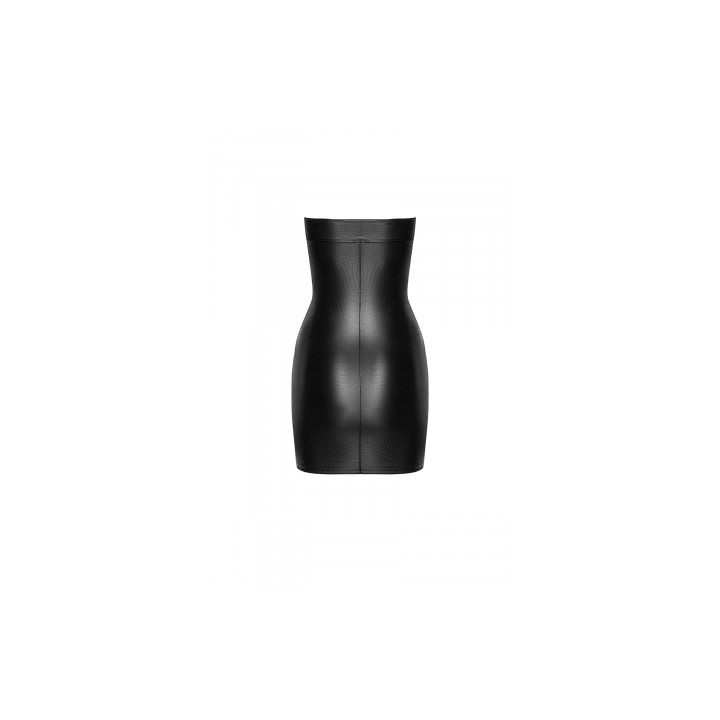 Mini robe bustier Wild F317 wetlook effet croco