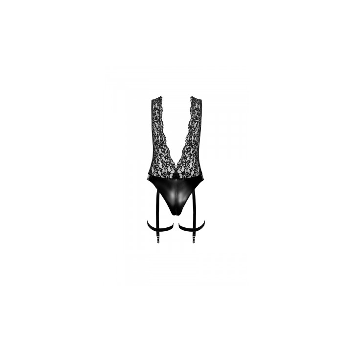 Body jarretelles Libido F297 wetlook et dentelle