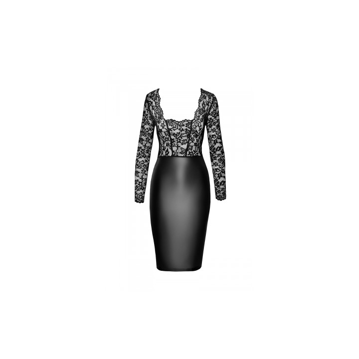 Robe Euphoria F295 wetlook et dentelle