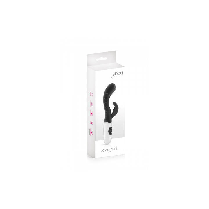 Vibromasseur Rabbit Leola noir - Yoba
