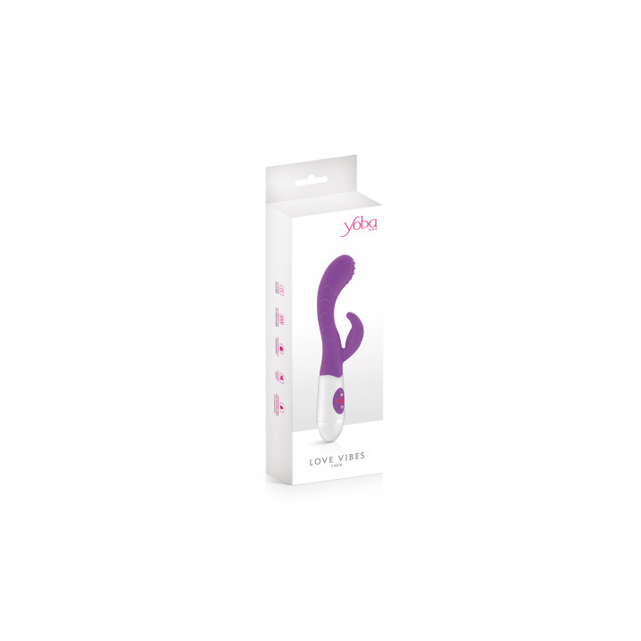 Vibromasseur Rabbit Leola violet - Yoba
