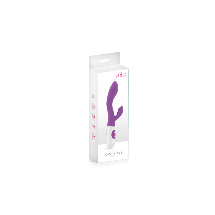 Vibromasseur Rabbit Naya violet - Yoba