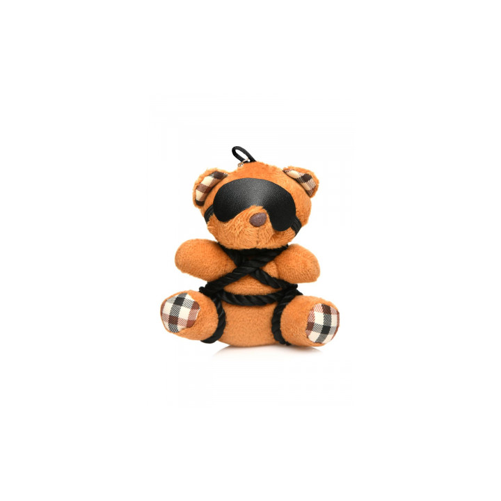 Porte-clés Teddy Bear en tenue Bondage