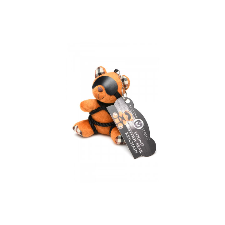Porte-clés Teddy Bear en tenue Bondage
