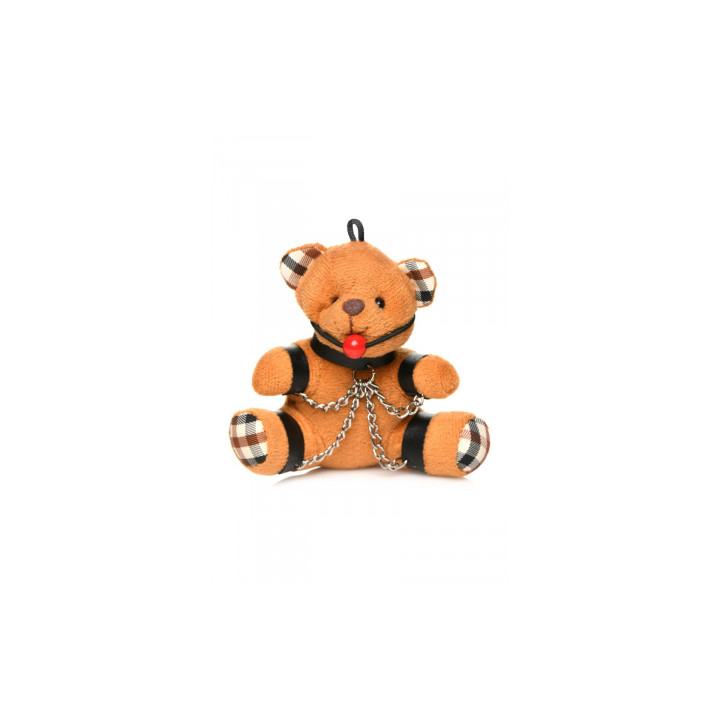 Porte-clés Teddy Bear bâillonné