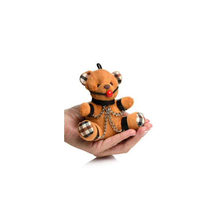 Porte-clés Teddy Bear bâillonné