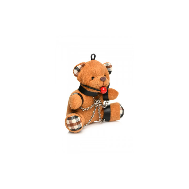 Porte-clés Teddy Bear bâillonné