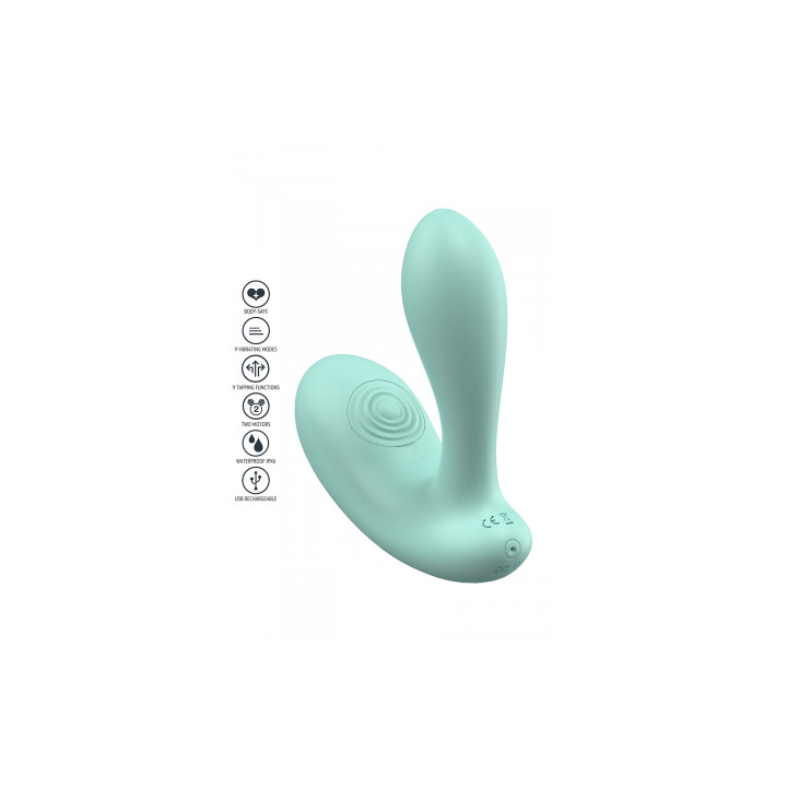 Stimulateur DuoVibe II Tapping et  Point G - Xocoon