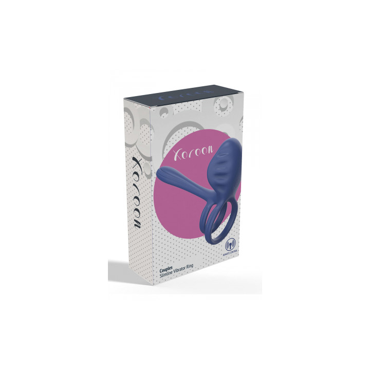 Anneau vibromasseur version slim pour couple - Xocoon