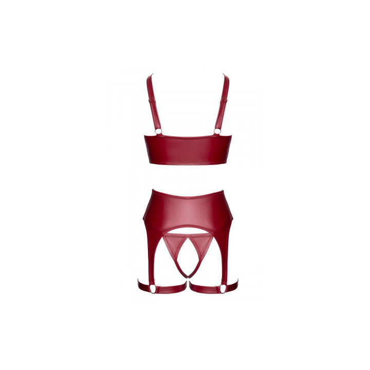 Ensemble seins nus 3 pièces Rouge - Cottelli LINGERIE