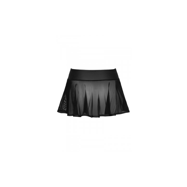 Mini-jupe noire transparente - Cottelli PARTY