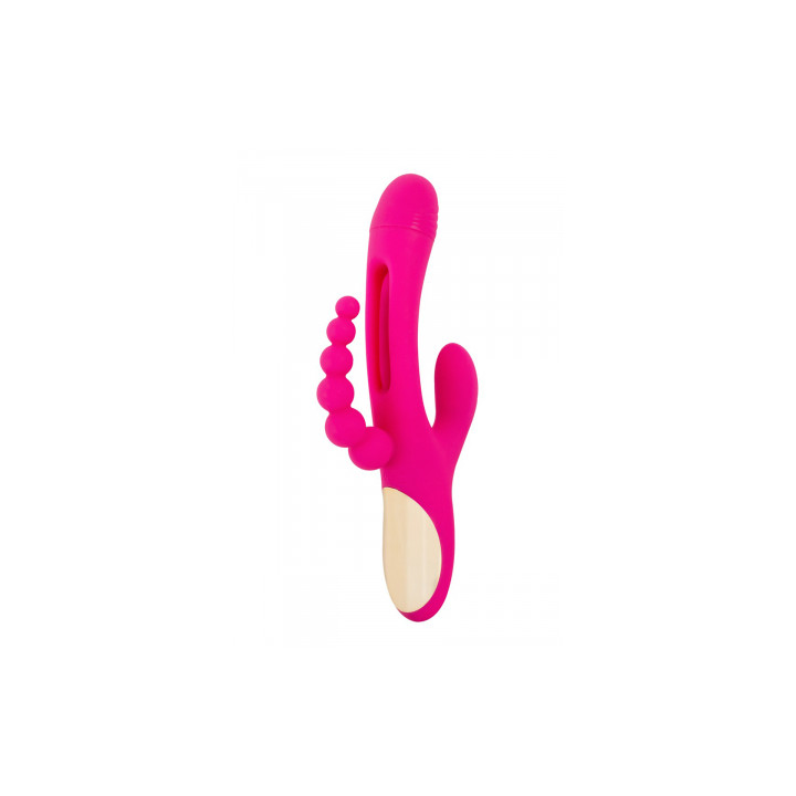 Triple vibro avec langue oscillante - Sweet Smile