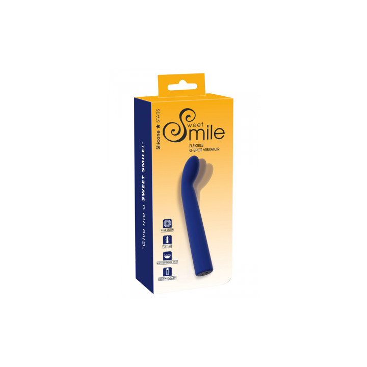 Vibro point G flexible 18,6 x 2,5 cm - Sweet Smile