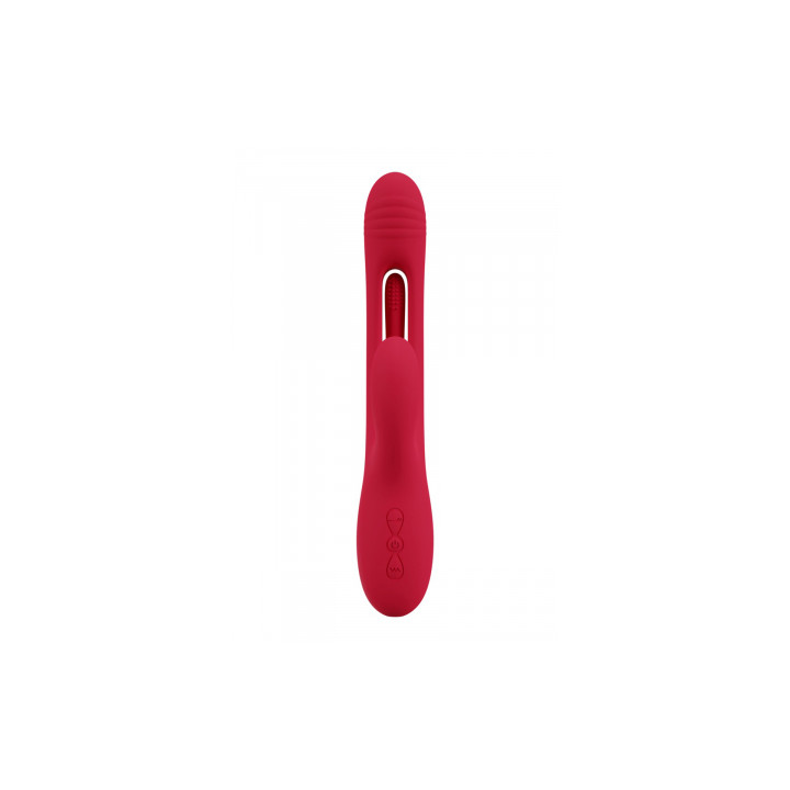 Vibro rabbit avec langue oscillante - Sweet Smile