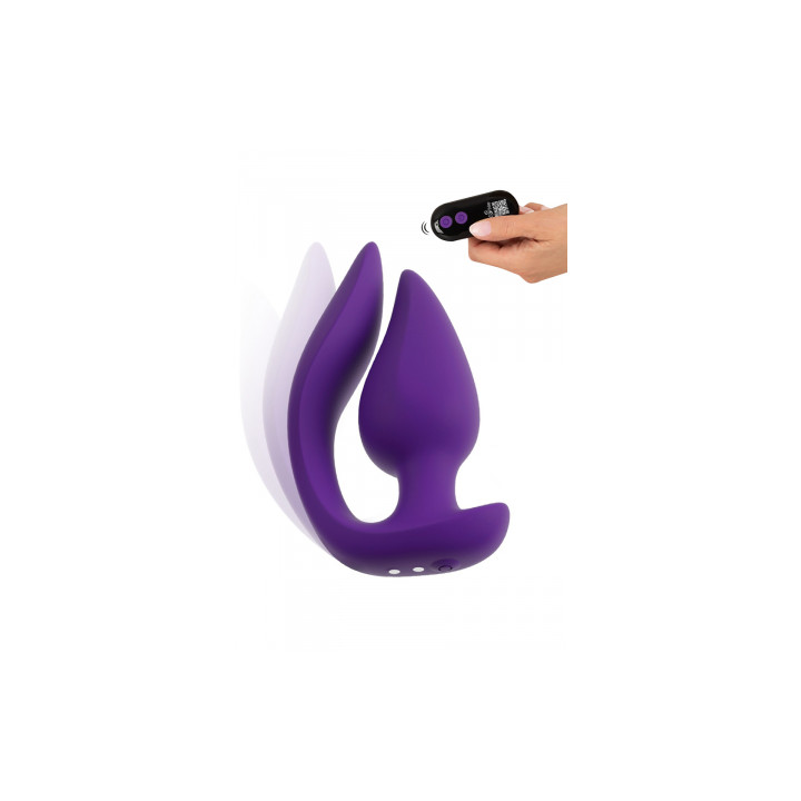 Plug et stimulateur externe vibrant 2 en 1 - Sweet Smile