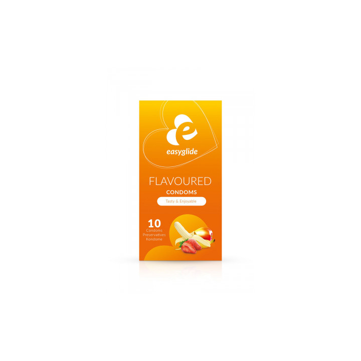 10 préservatifs parfumés - EasyGlide