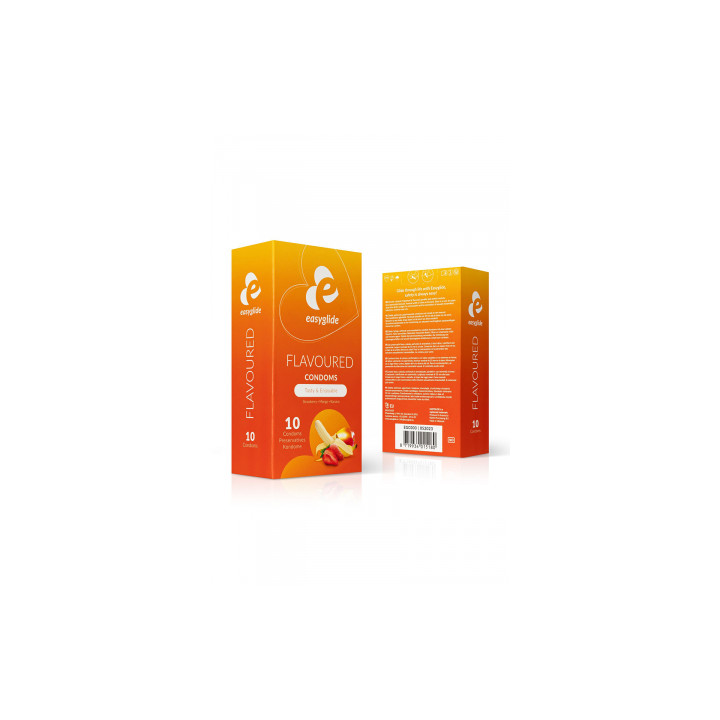 10 préservatifs parfumés - EasyGlide