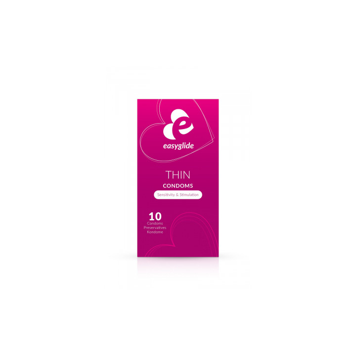 10 préservatifs Extra Fins - EasyGlide