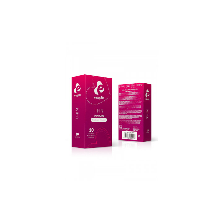 10 préservatifs Extra Fins - EasyGlide