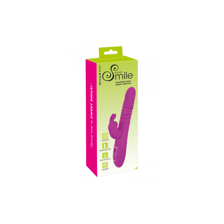Vibro Rabbit Thrusting Pearl - Sweet Smile