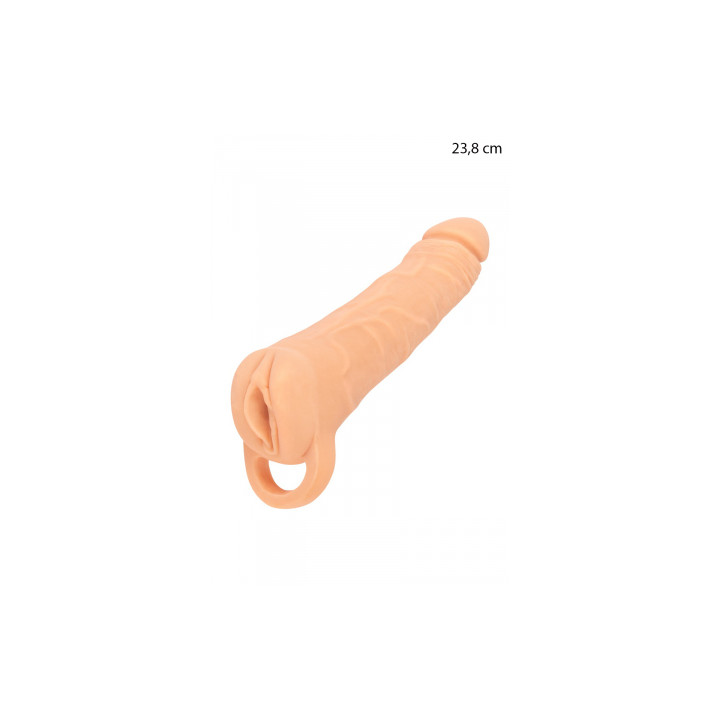 Masturbateur et extension de pénis  23,8 cm - Nature Skin