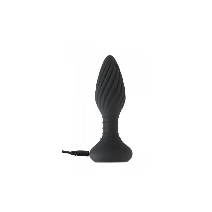 Plug anal vibrant et rotatif télécommandé - Anos