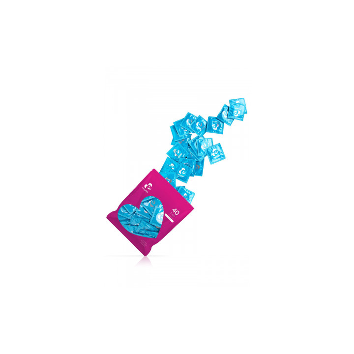 40 préservatifs Extra Fins - EasyGlide