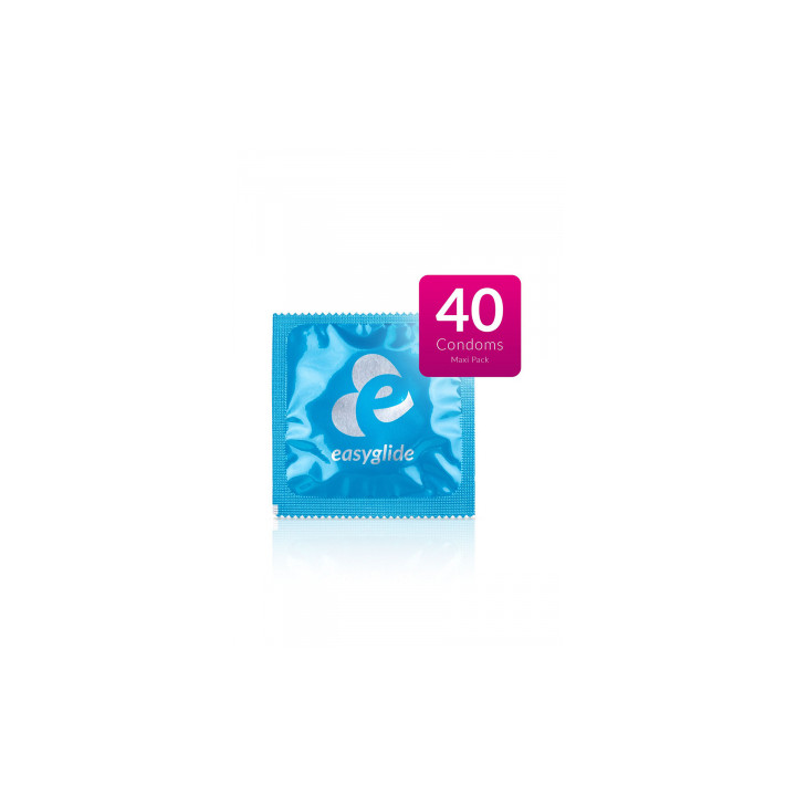 40 préservatifs Extra Fins - EasyGlide