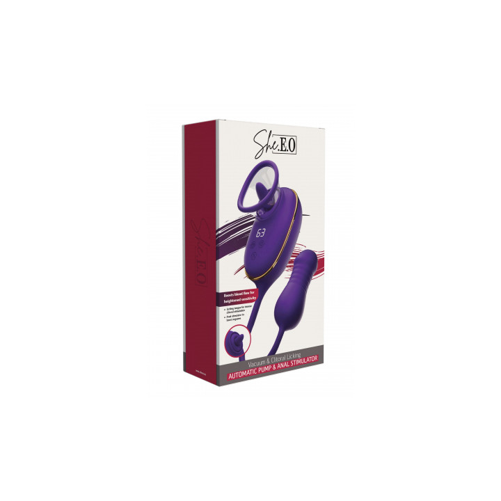 Stimulateur clitoridien et anal - She.E.O
